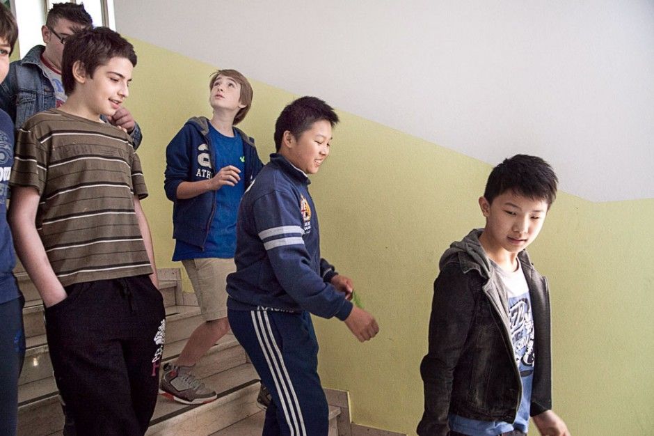 studente cinese immigrato aula scuola media reggio emilia workshop donald weber