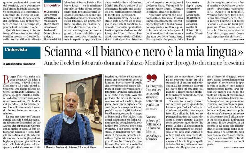 Terza parte dell'articolo del Corriere della Sera - Brescia